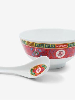 Supreme Longevity Soup Set FW16 Bowl & Spoon – New Condition